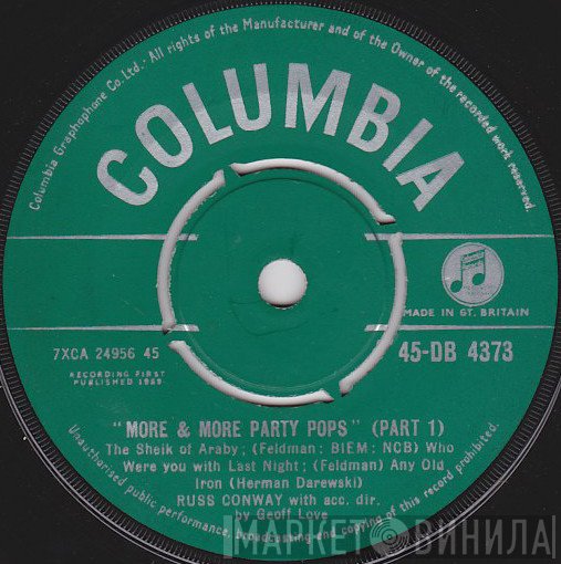 Russ Conway - More &amp; More Party Pops
