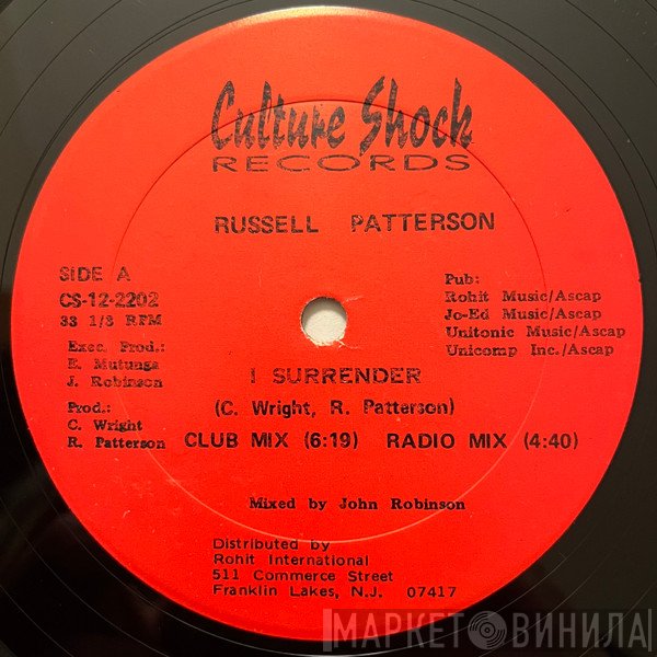 Russell Patterson  - I Surrender
