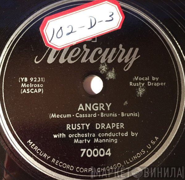 Rusty Draper  - Angry / Blue Tears
