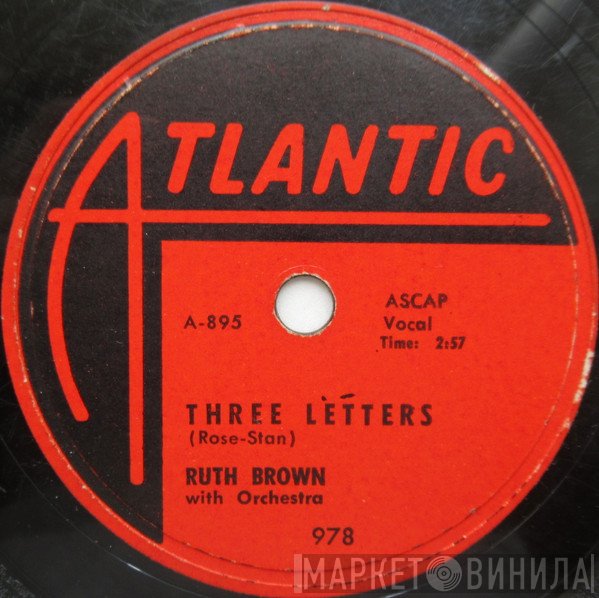 Ruth Brown  - Three Letters / Good-For-Nothin' Joe