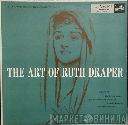 Ruth Draper  - The Art Of Ruth Draper - Vol. I