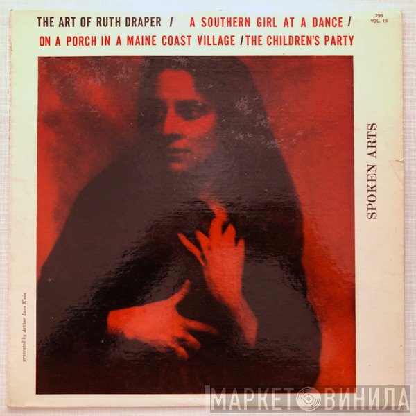 Ruth Draper  - The Art Of Ruth Draper Vol. III