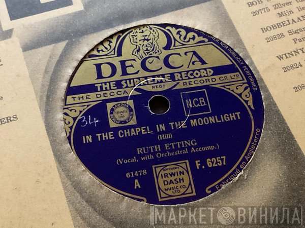 Ruth Etting - In The Chapel In The Moonlight