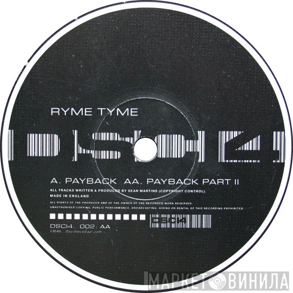Ryme Tyme  - Payback / Payback Part II