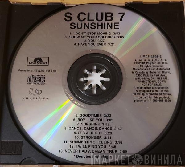 S Club 7  - Sunshine