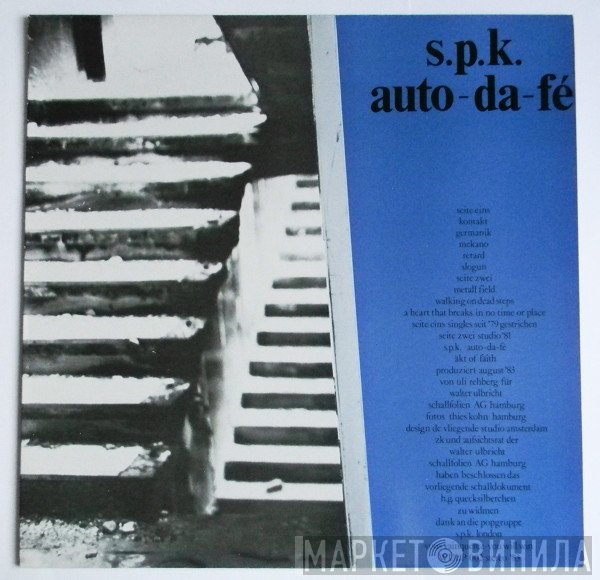 SPK  - Auto-Da-Fé