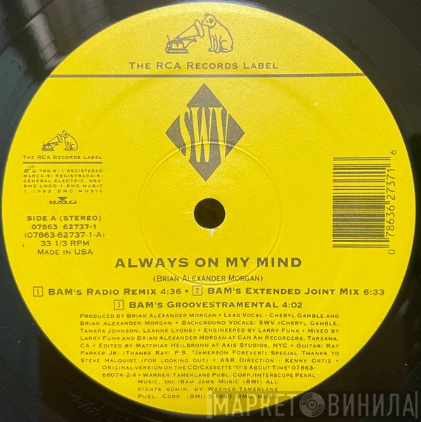 SWV - You're Always On My Mind