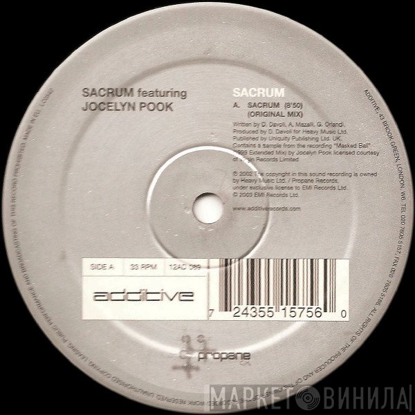 Sacrum, Jocelyn Pook - Sacrum