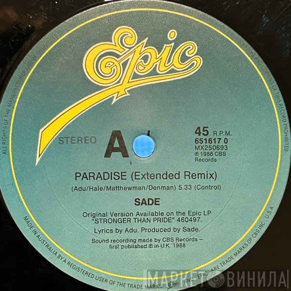 Sade  - Paradise
