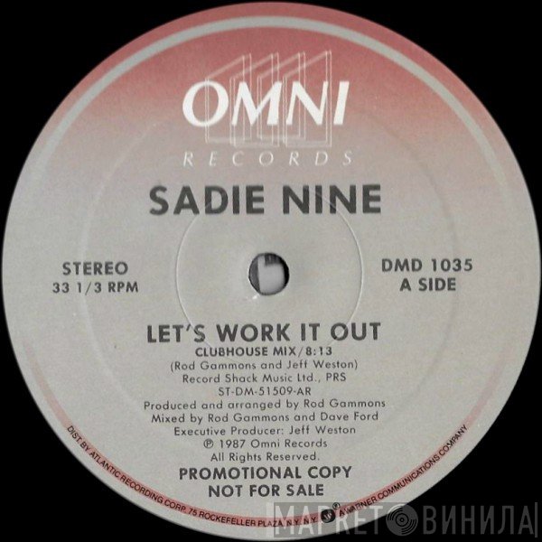 Sadie Nine - Let's Work It Out