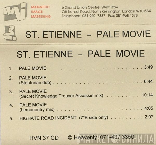 Saint Etienne  - Pale Movie