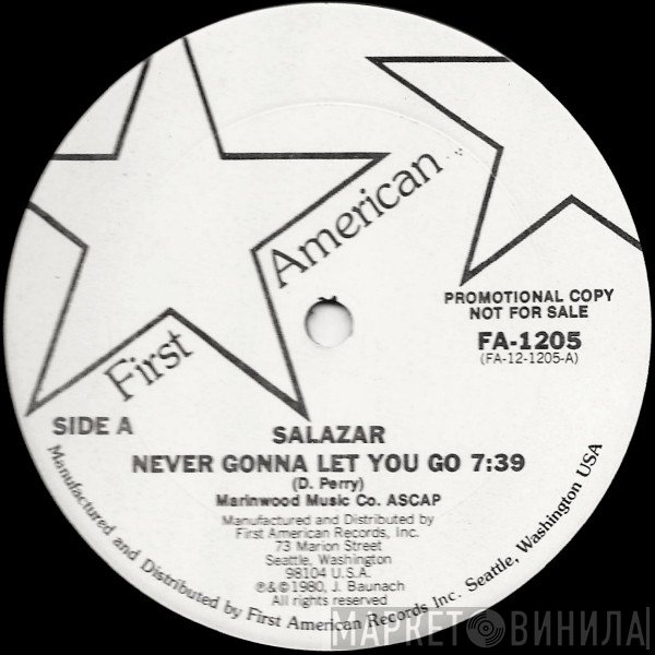 Salazar  - Never Gonna Let You Go