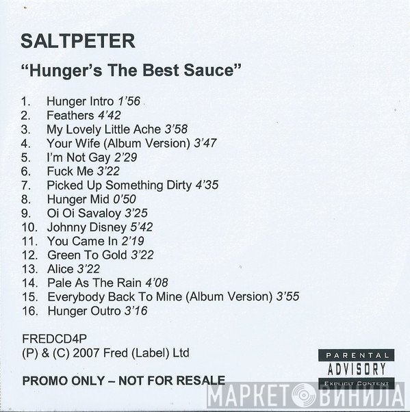 SaltPeter - Hunger's The Best Sauce