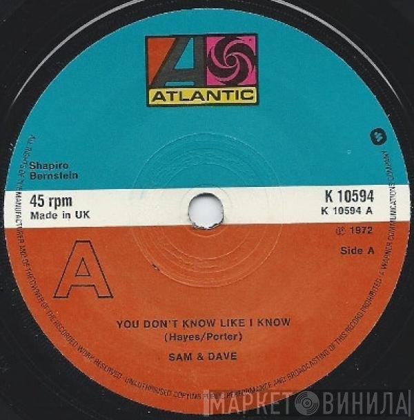 Sam &amp; Dave - You Don't Know Like I Know