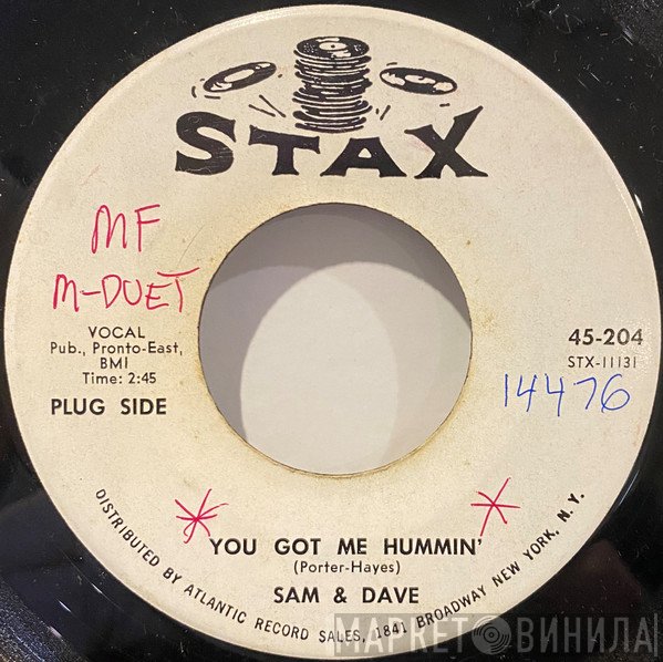 Sam & Dave - You Got Me Hummin' / Sleep Good Tonight
