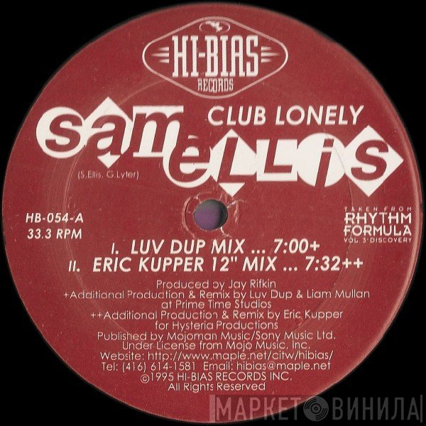 Sam Ellis - Club Lonely