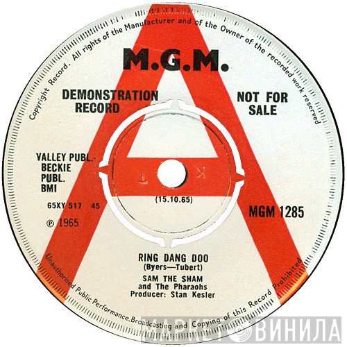 Sam The Sham & The Pharaohs - Ring Dang Doo / Don't Try It