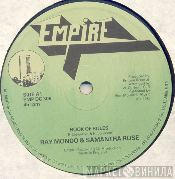 Samantha Rose, Raymondo  - Book Of Rules / Easy Loving