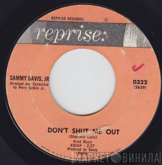 Sammy Davis Jr. - Don't Shut Me Out / The Disorderly Orderly