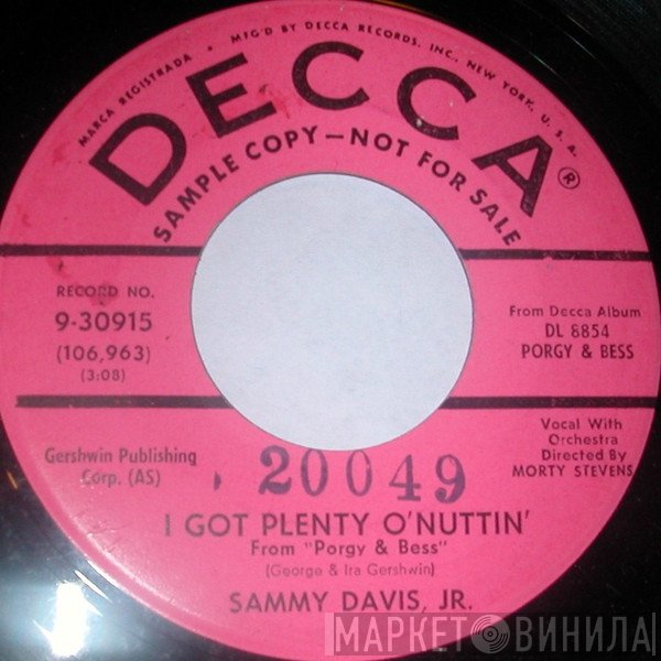 Sammy Davis Jr.  - I Got Plenty O' Nuttin'