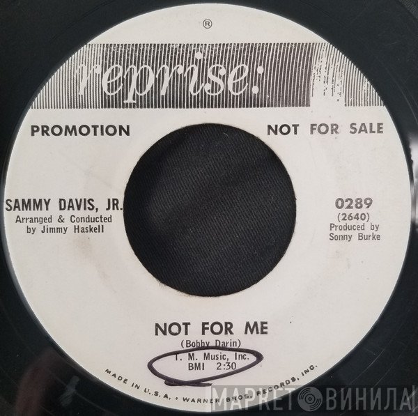 Sammy Davis Jr.  - Not For Me