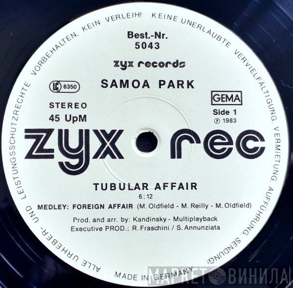 Samoa Park - Tubular Affair