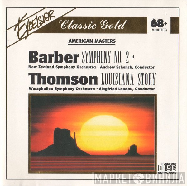 Samuel Barber, The New Zealand Symphony Orchestra, Virgil Thomson, Westfälisches Sinfonieorchester, Siegfried Landau, Andrew Schenck - American Masters