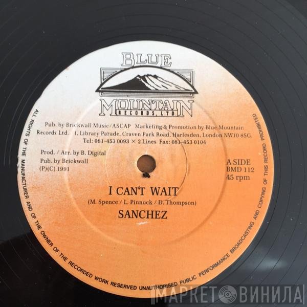 Sanchez - I Can't Wait