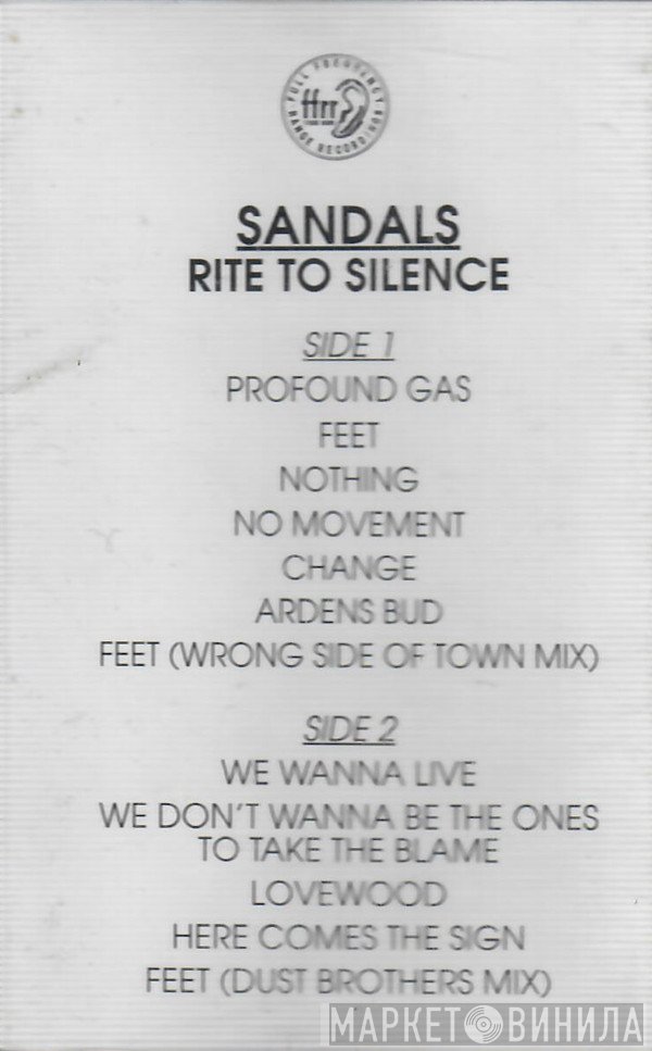 Sandals  - Rite To Silence