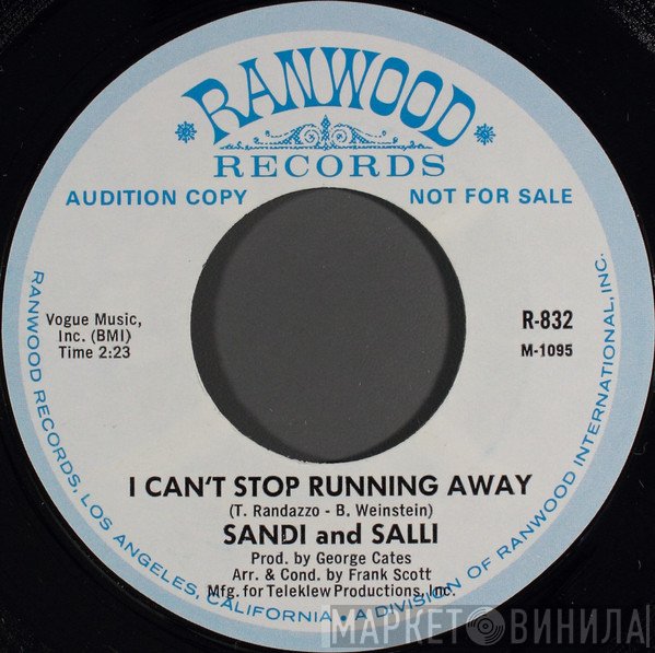Sandi And Sally - I Can't Stop Running Away