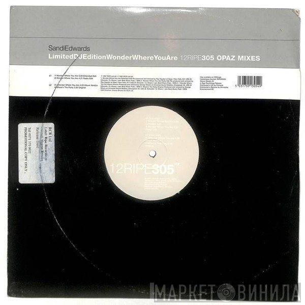 Sandi Edwards - Wonder Where You Are (Opaz Mixes)