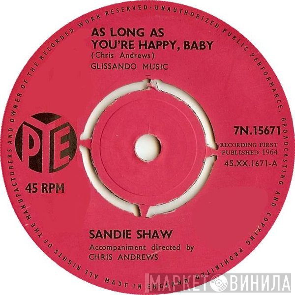 Sandie Shaw - As Long As You're Happy, Baby