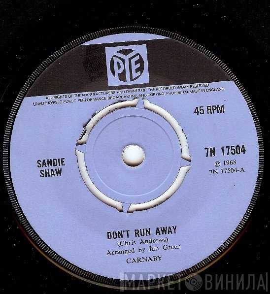 Sandie Shaw - Don't Run Away