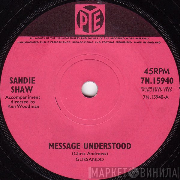 Sandie Shaw  - Message Understood