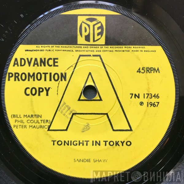 Sandie Shaw  - Tonight In Tokyo