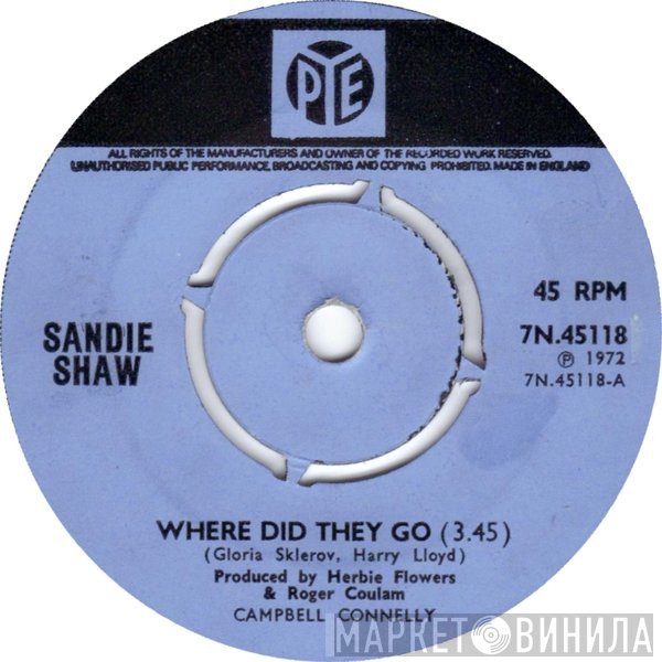Sandie Shaw - Where Did They Go?