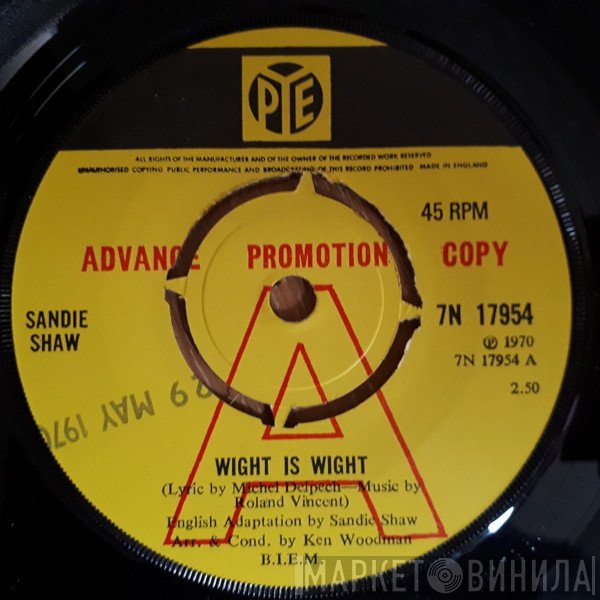 Sandie Shaw - Wight Is Wight