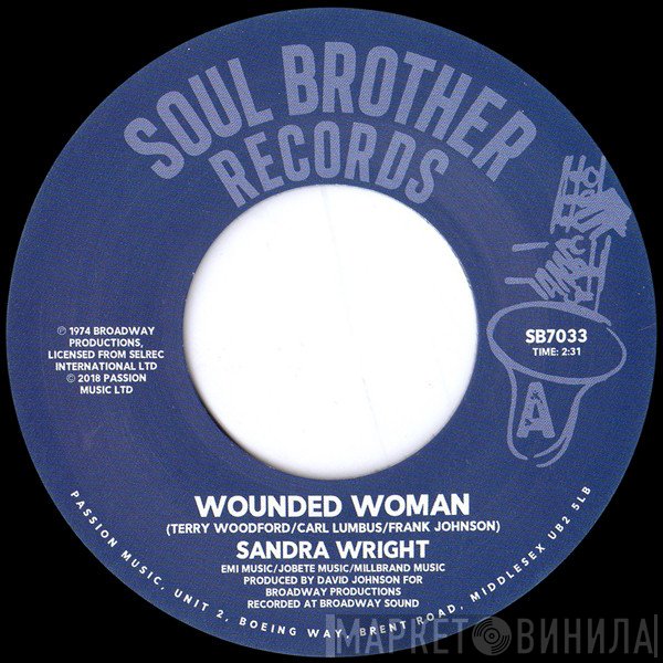 Sandra Wright - Wounded Woman / Midnight Affair
