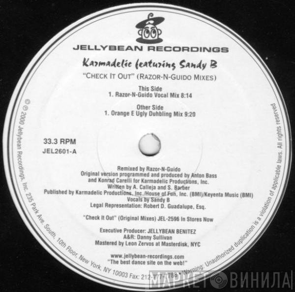 Sandy B, Karmadelic - Check It Out (Razor-N-Guido Remixes)
