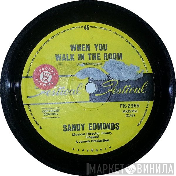 Sandy Edmonds  - When You Walk In The Room