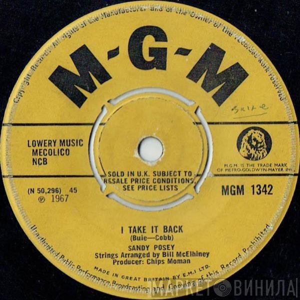 Sandy Posey - I Take It Back