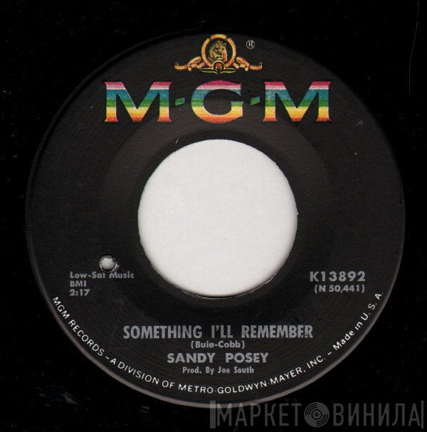 Sandy Posey - Something I'll Remember