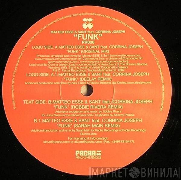 Sant & Matteo Esse Feat. Corrina Joseph  - Funk
