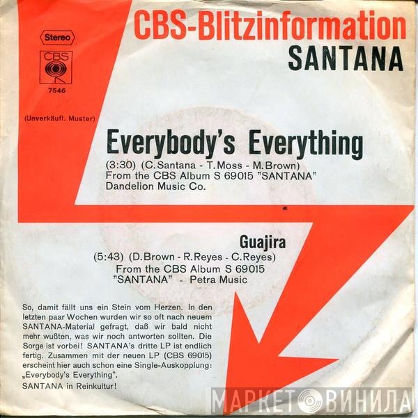 Santana  - Everybody's Everything