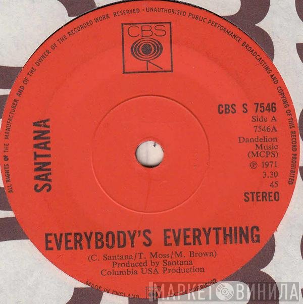 Santana - Everybody's Everything