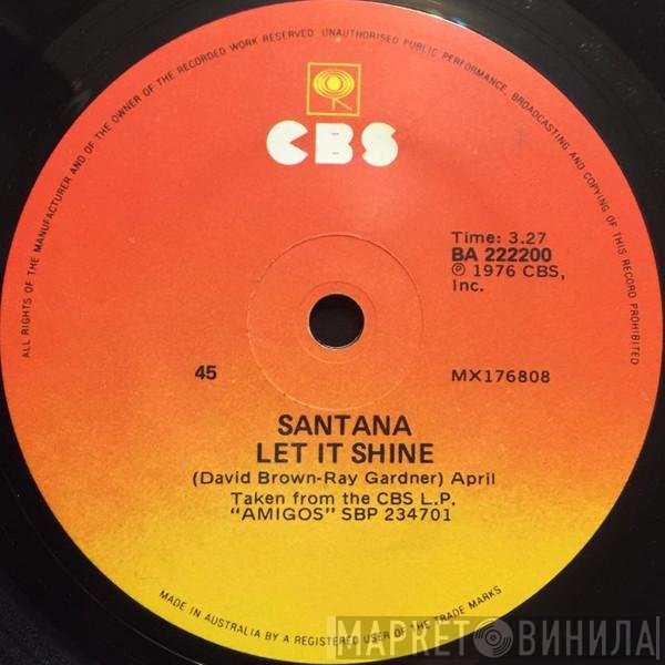 Santana  - Let It Shine