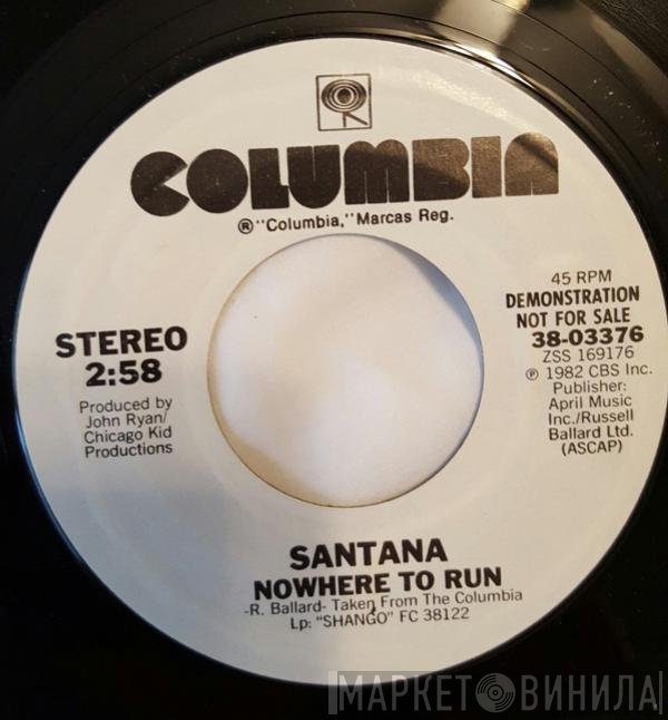 Santana  - Nowhere To Run