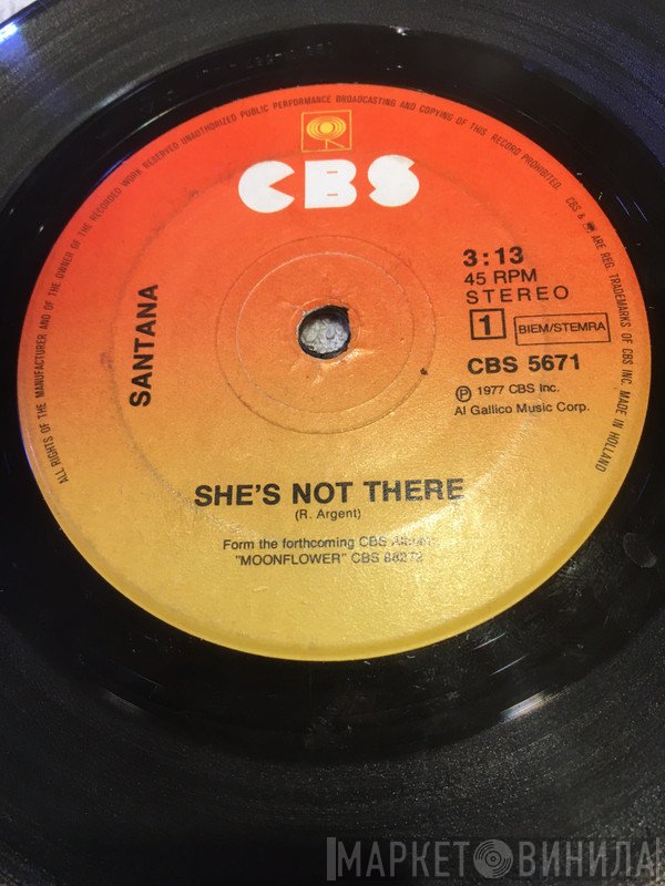 Santana - She's Not There