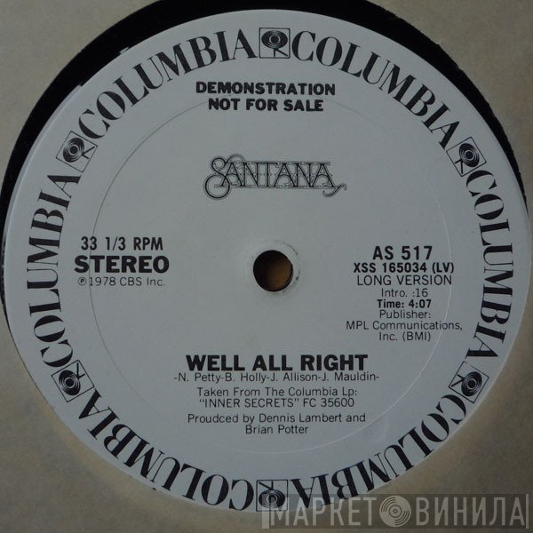 Santana - Well All Right