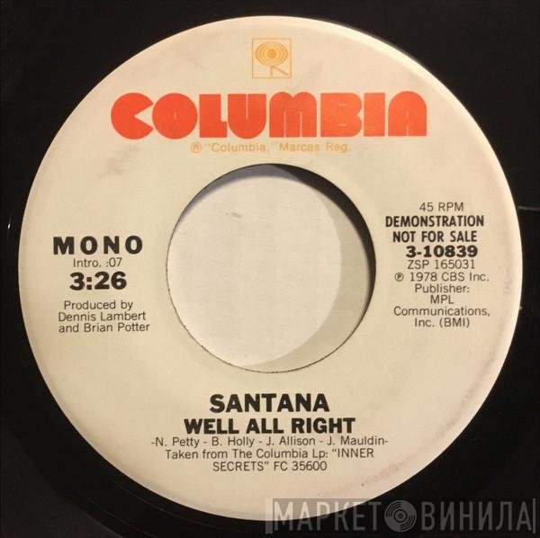 Santana  - Well All Right